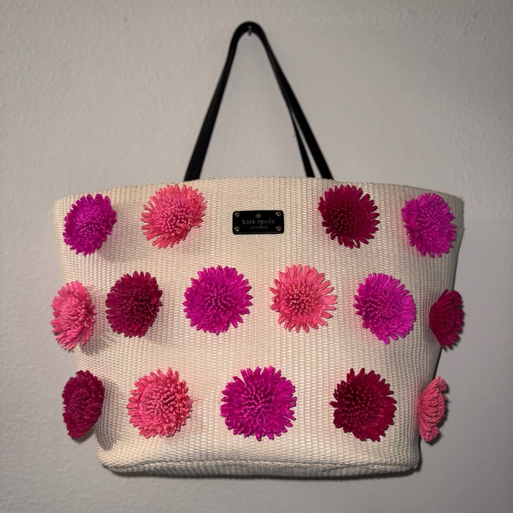KATE SPADE MONTIGO AVENUE FLORAL LARGE TOTE EUC